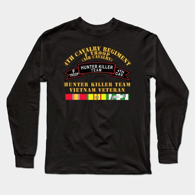 F Troop 4th Cav - Hunter Killer w SVC Long Sleeve T-Shirt by twix123844